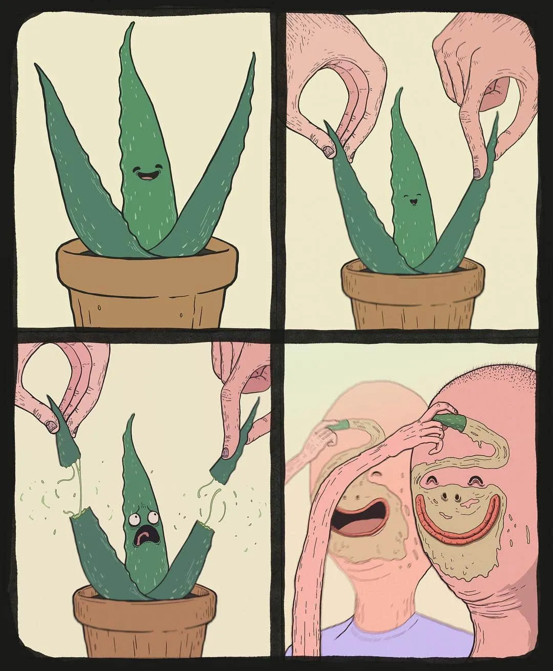 Принес себя в жертву красоте.