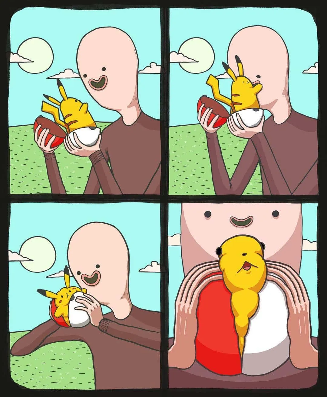 Пикачу пора на место.